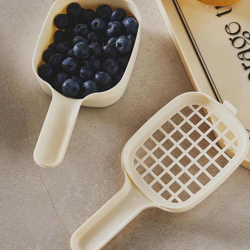 Drainer Basket to Wash Carrion Blueberries God Household Cleaning Basket Kitchen with Handle Kitchen Utensil Kitchen Accessories